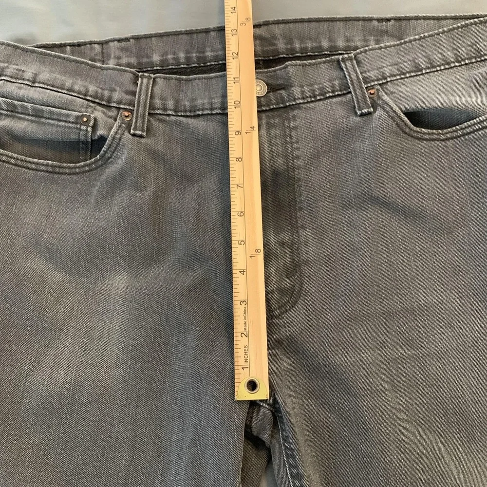 Levi's 541 Jeans‎ Mens 40x30 Gray Stretch Denim Straight Fit PC9 18181-0005